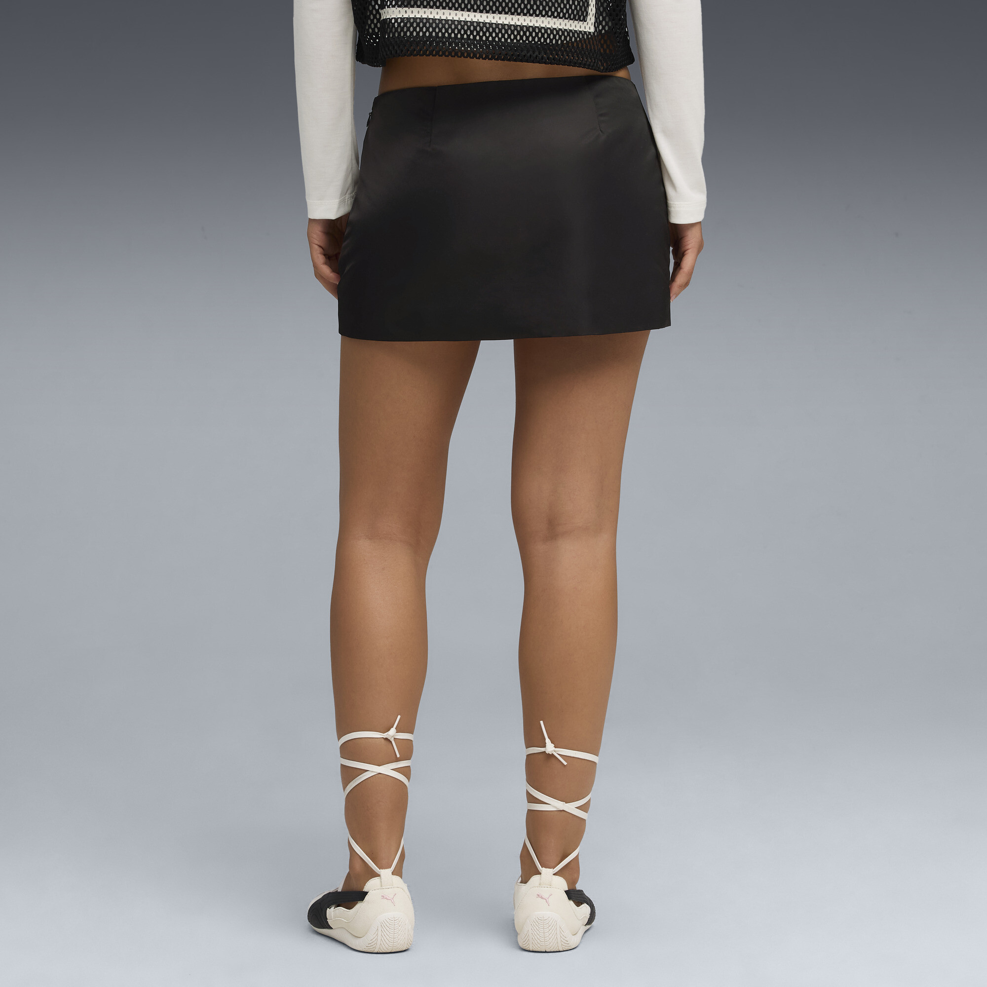 PUMA x ROSÃ Micro minirok voor Dames, Zwart, Maat S thumbnail 5