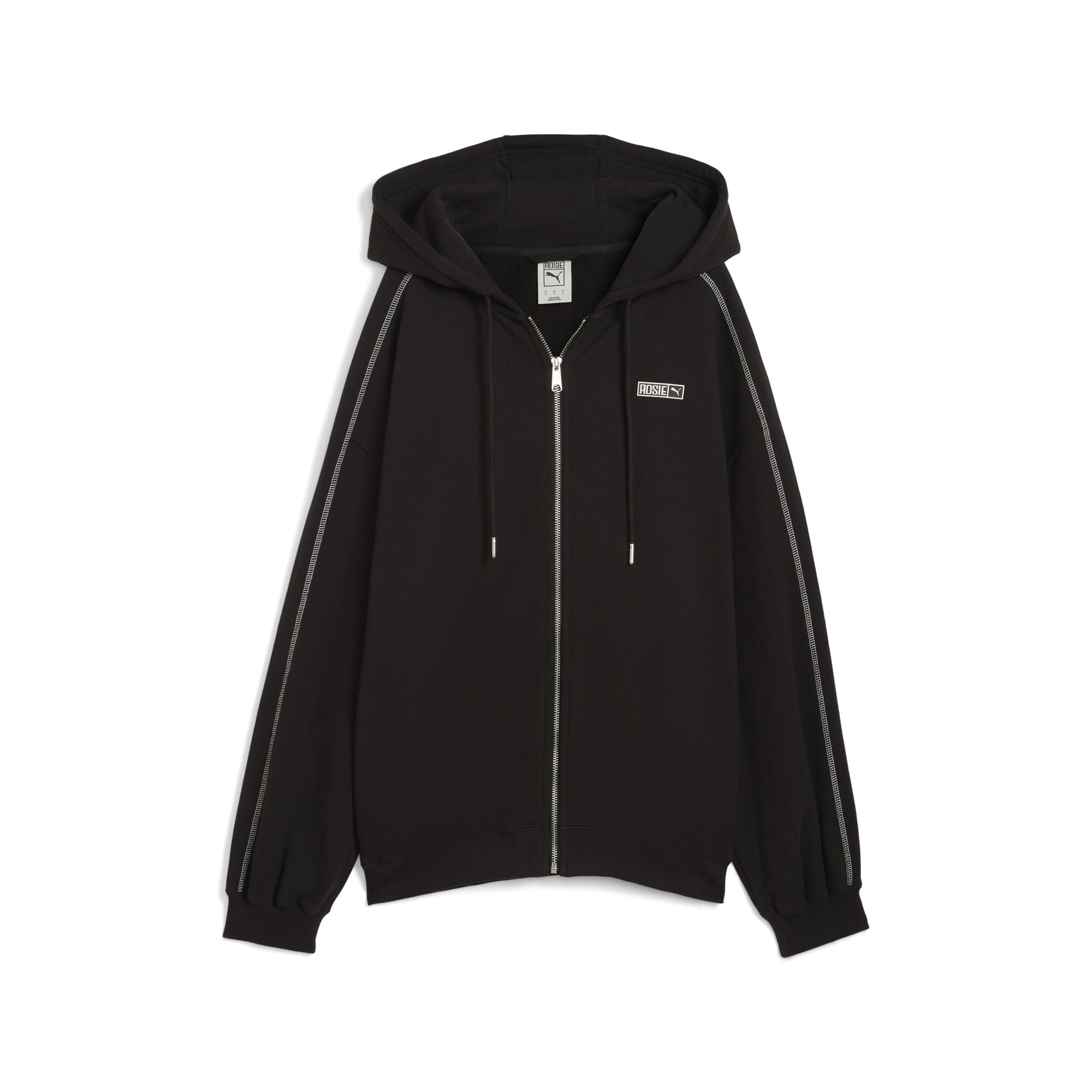 PUMA x ROSÃ T7 hoodie voor Dames, Zwart, Maat XL thumbnail 3