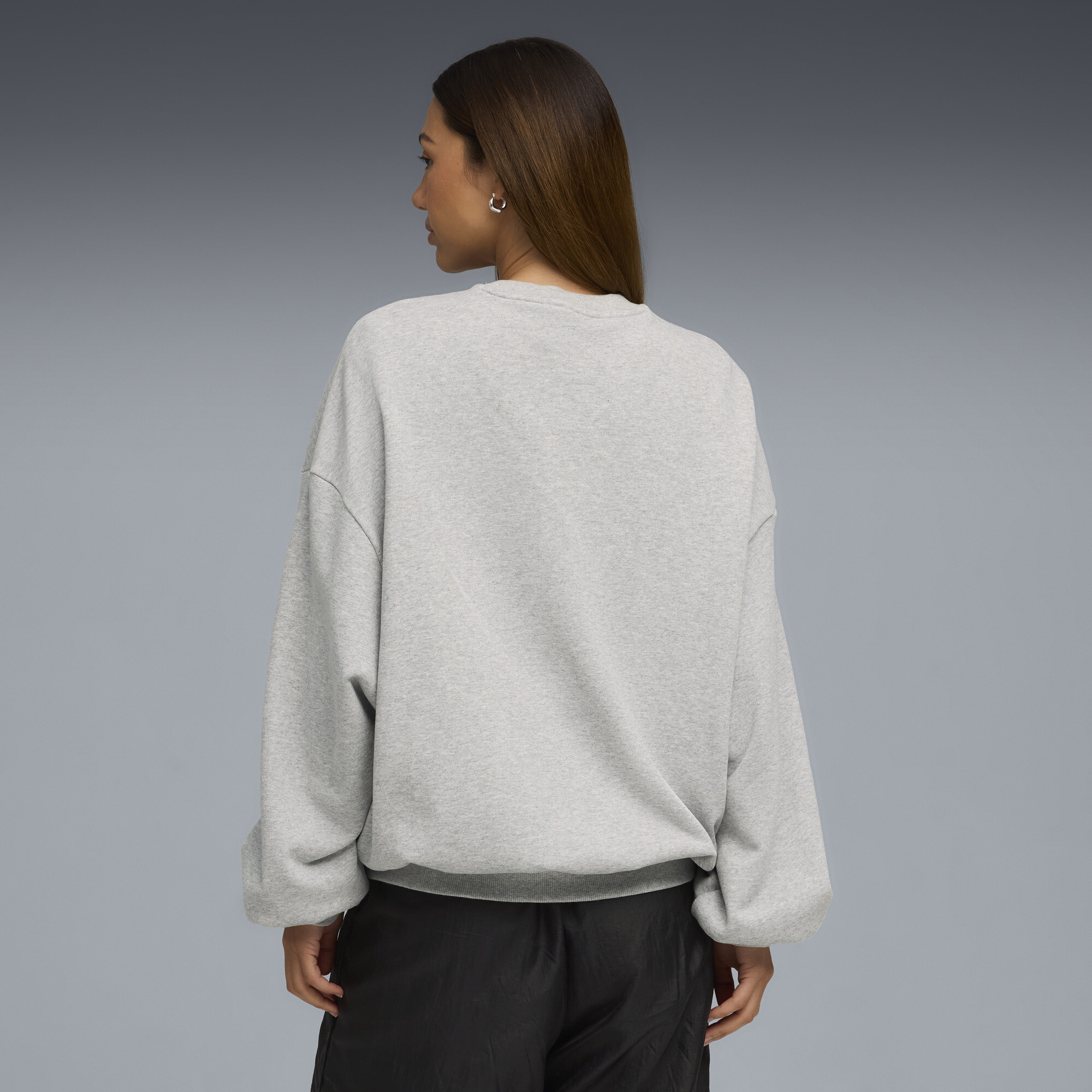 PUMA x ROSÃ oversized top met ronde hals voor Dames, Grijs, Maat M thumbnail 5