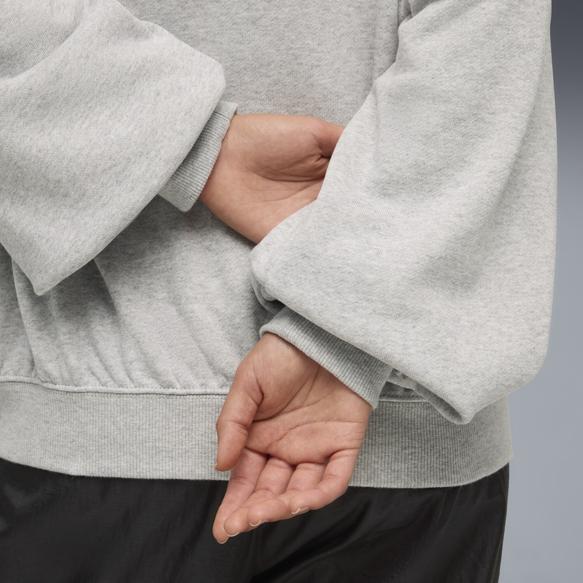 PUMA x ROSÃ oversized top met ronde hals voor Dames, Grijs, Maat M thumbnail 4