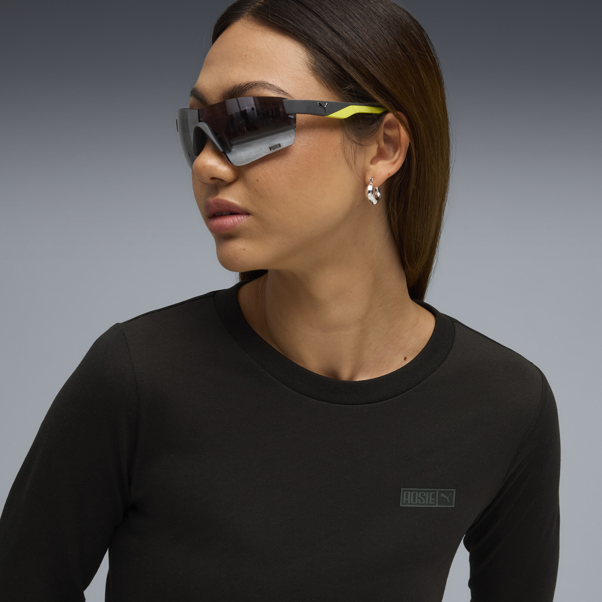 PUMA x ROSÃ T-shirt met lange mouwen voor Dames, Zwart, Maat XXS thumbnail 7