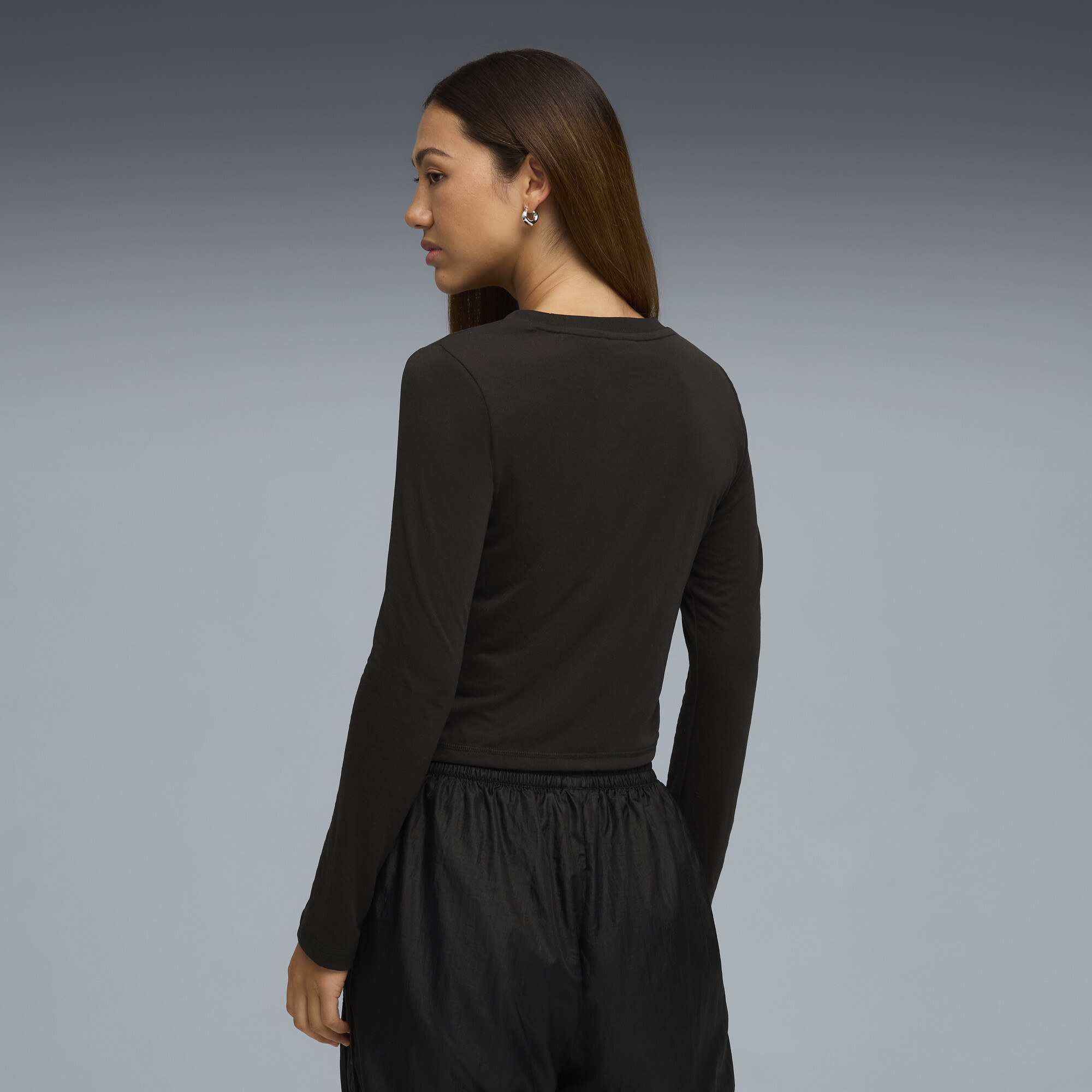 PUMA x ROSÃ T-shirt met lange mouwen voor Dames, Zwart, Maat XXS thumbnail 5