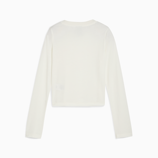 PUMA x ROSÉ Long Sleeve Tee Women, Warm White, large-ZAF