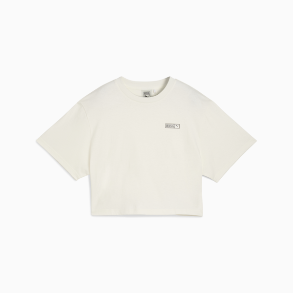 PUMA x ROSÉ Tee Women, Warm White, large-ZAF