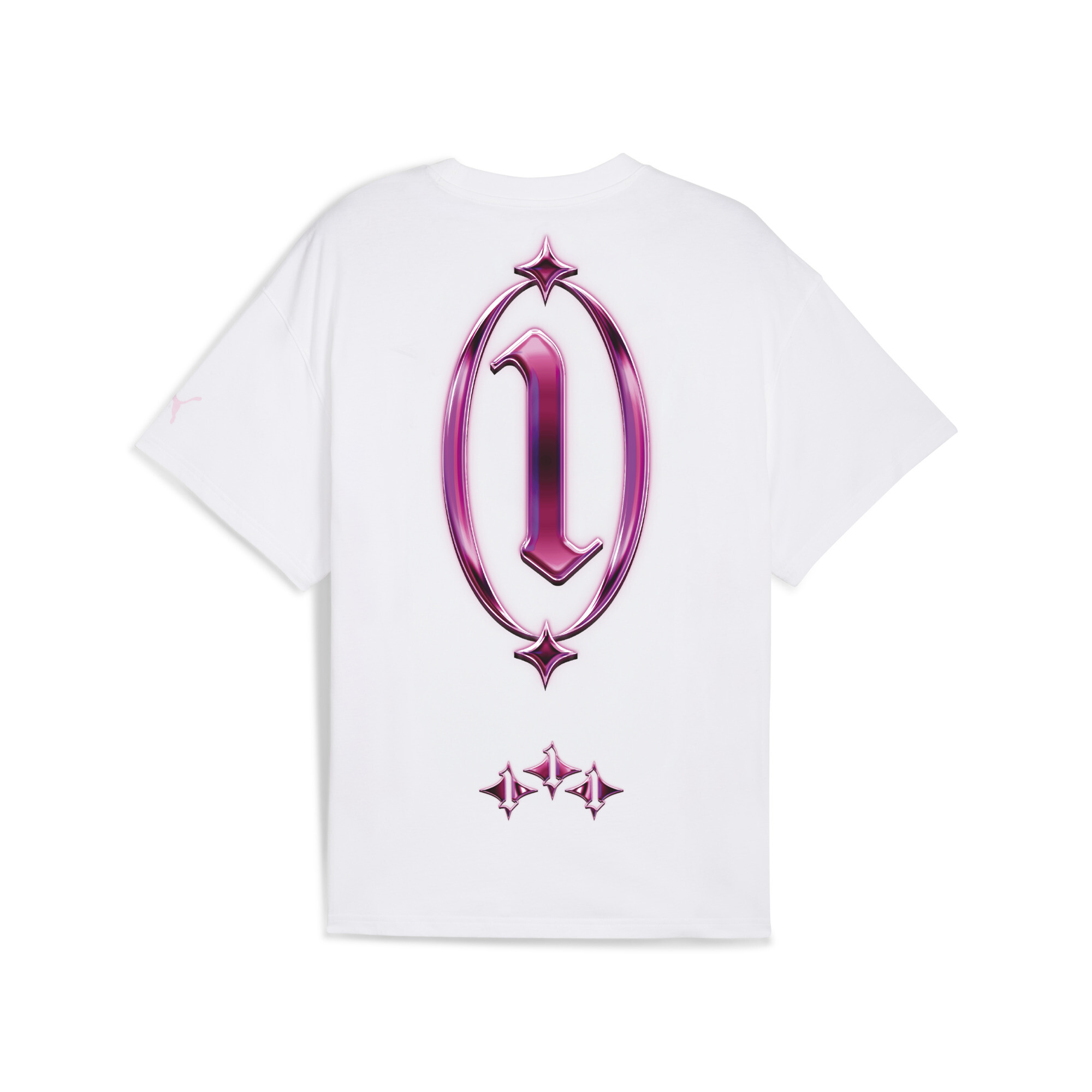 PUMA LaFrancÃ© HEEM Roze T-shirt voor Heren, Wit, Maat XXL thumbnail 2