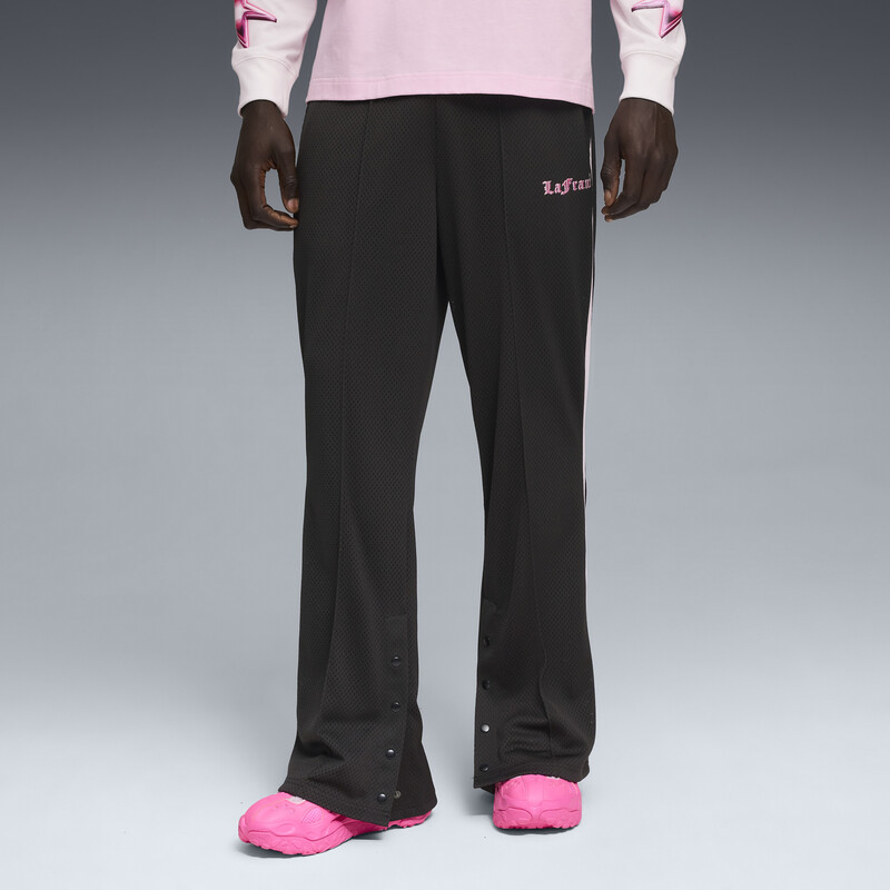 

Men's PUMA LaFrance Pink Heem Basketball Mesh Pants