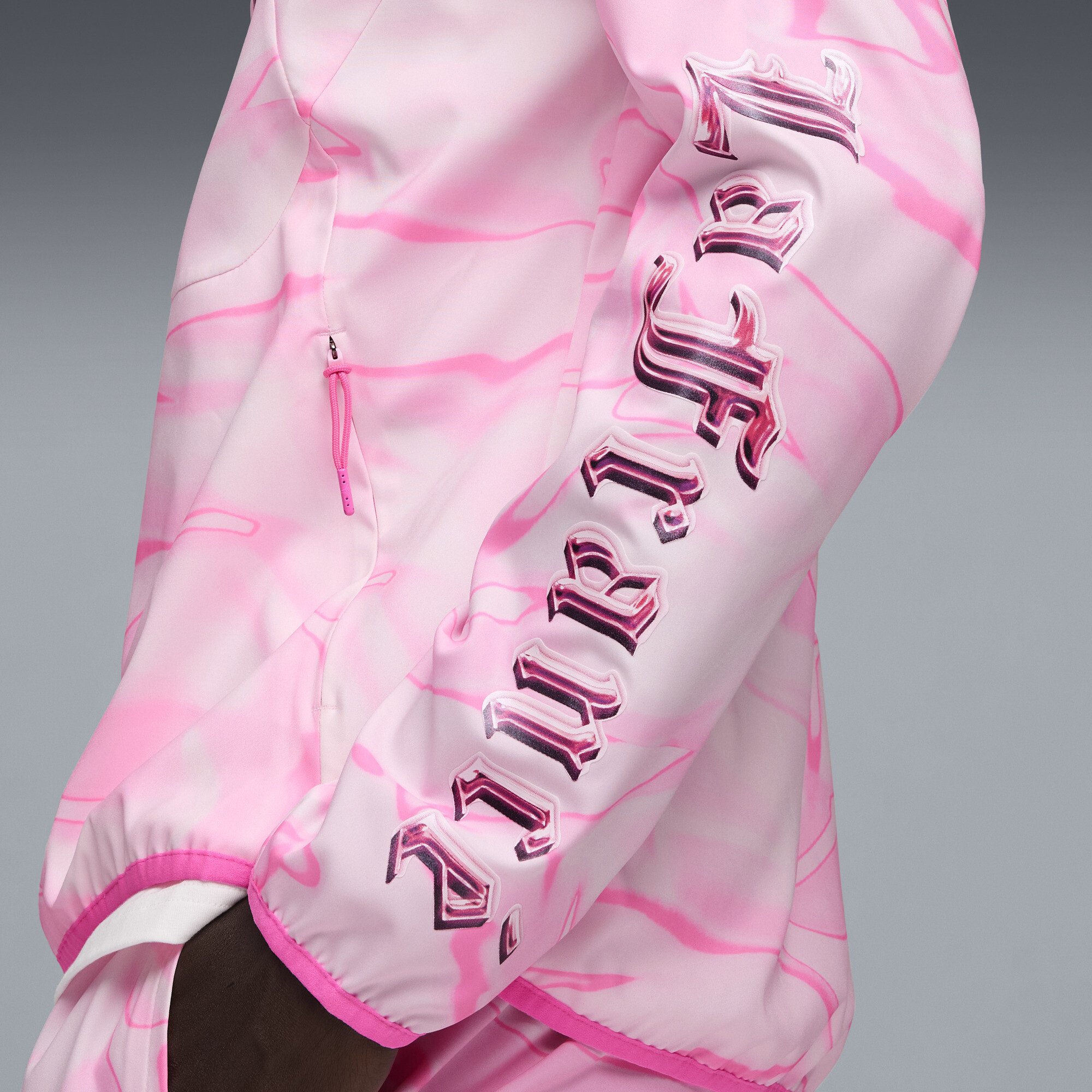 PUMA LaFrancÃ© HEEM Roze trainingsjack voor Heren, Maat S thumbnail 7