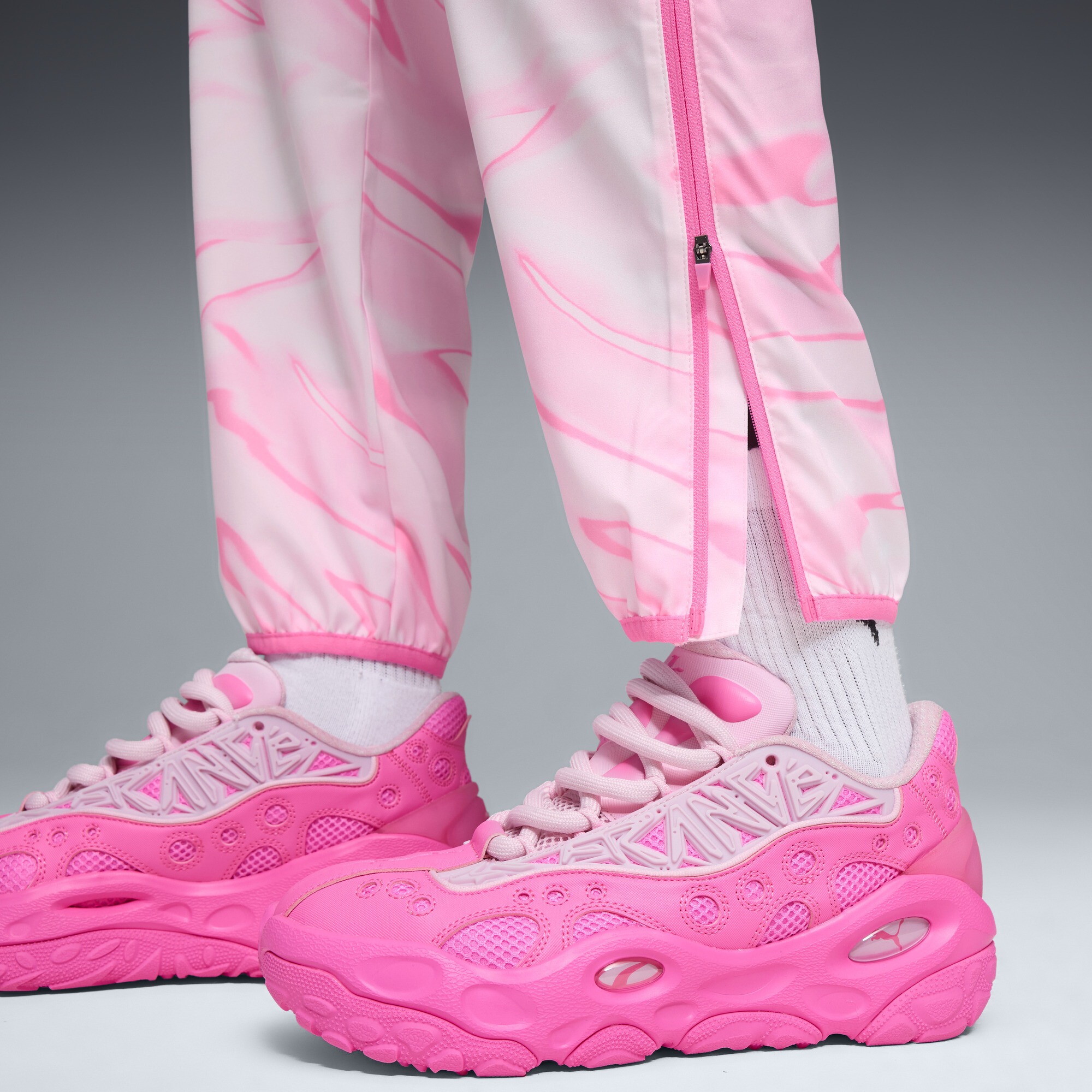 PUMA LaFrancÃ© HEEM Roze basketbalbroek voor Heren, Maat XXL thumbnail 5