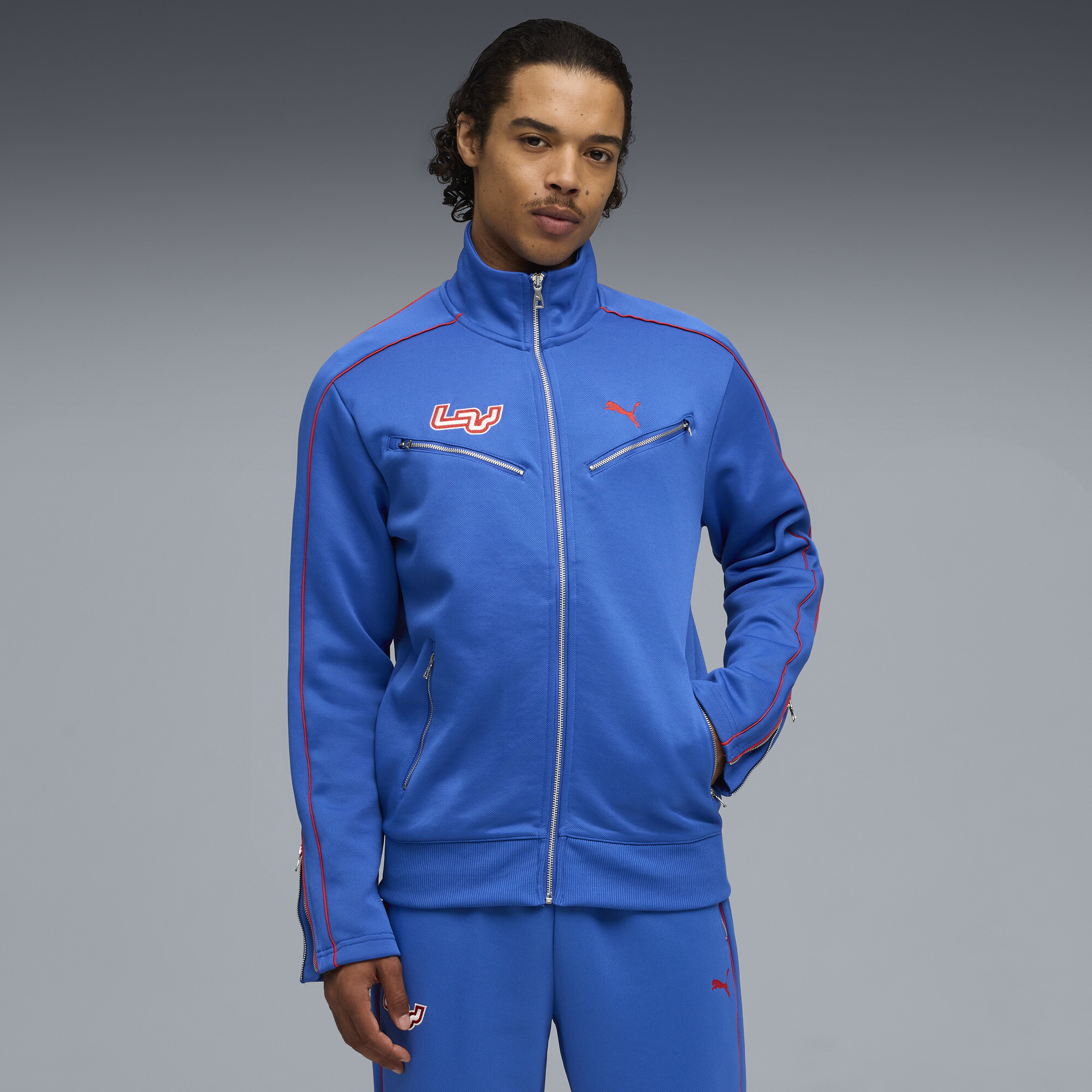 Puma T7 Always On Lv Track Jacket Men In Blue