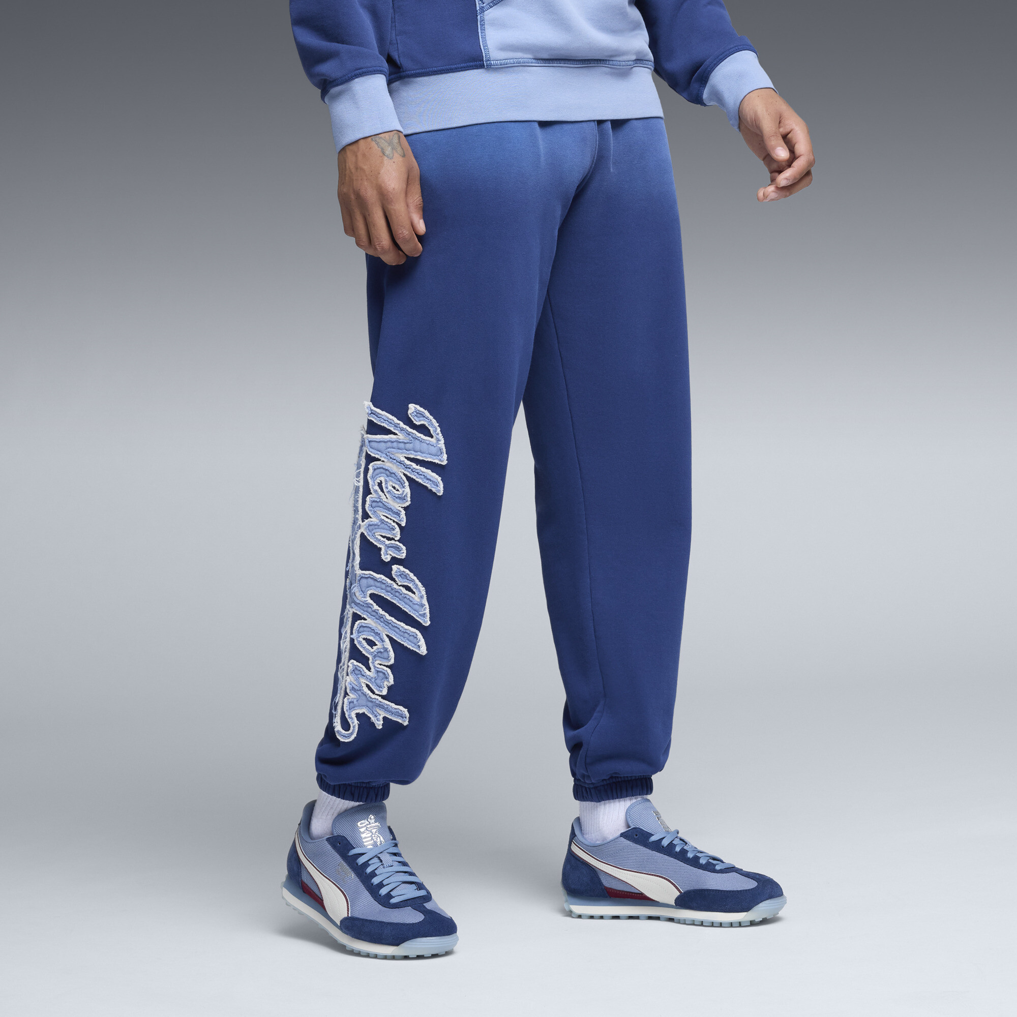 PUMA x NYC Men's Sweatpants in Blue, Size L