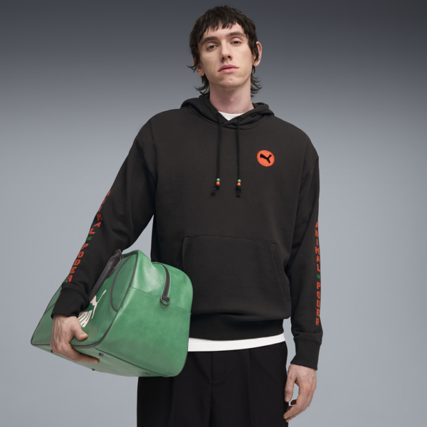 Sudadera con capucha Animal de Poder para hombre, PUMA Black, large-MEX