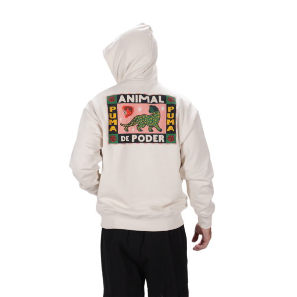 Sudadera con capucha Animal de Poder III para hombre, Alpine Snow, large-MEX
