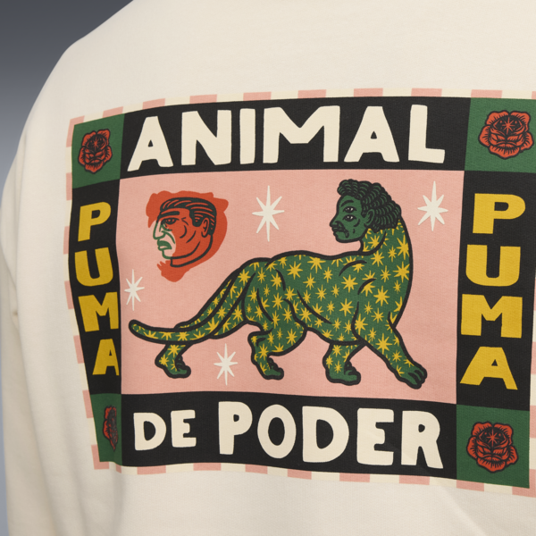 Sudadera con capucha Animal de Poder III para hombre, Alpine Snow, large-MEX