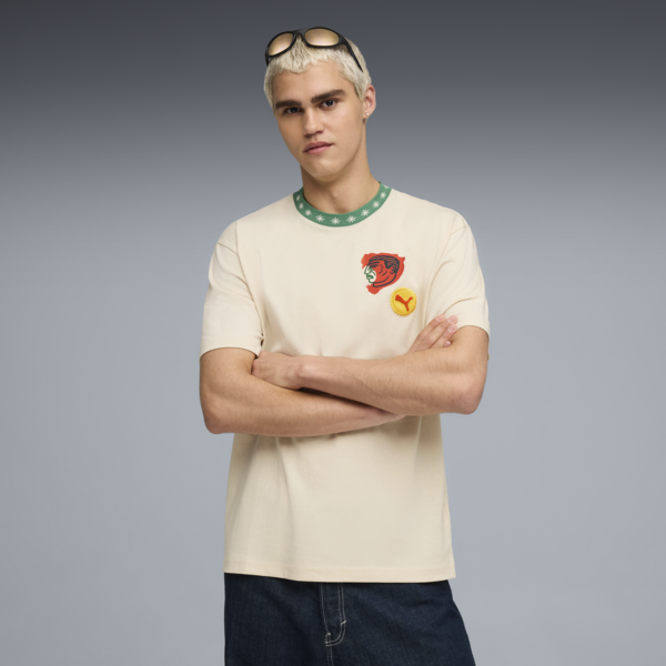ANIMAL DE PODER Relaxed Tee, Alpine Snow, large-MEX