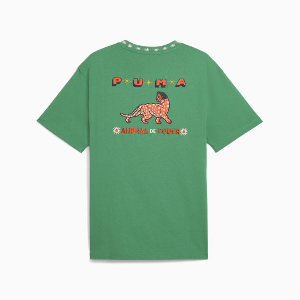 ANIMAL DE PODER Relaxed Tee, Archive Green, large-MEX