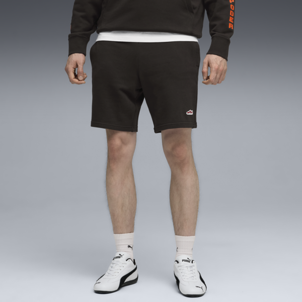 Shorts Wardrobe Essentials Suede para hombre, PUMA Black, large-ARG
