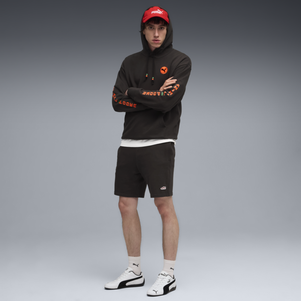 Shorts Wardrobe Essentials Suede para hombre, PUMA Black, large-ARG