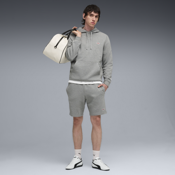 Shorts Wardrobe Essentials Suede para hombre, Medium Gray Heather, large-ARG