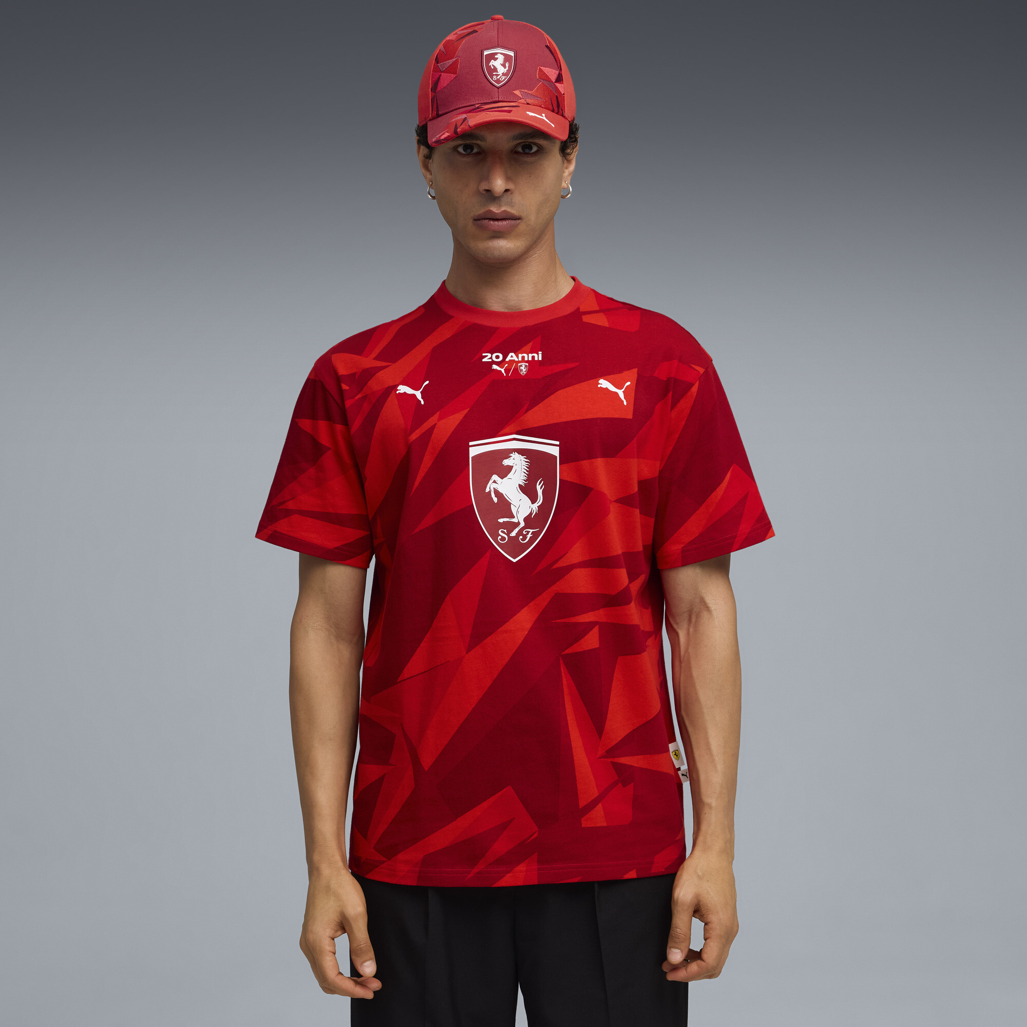 PUMA Scuderia Ferrari HP 20 Years of Rood T-shirt voor Heren, Maat XS thumbnail 4