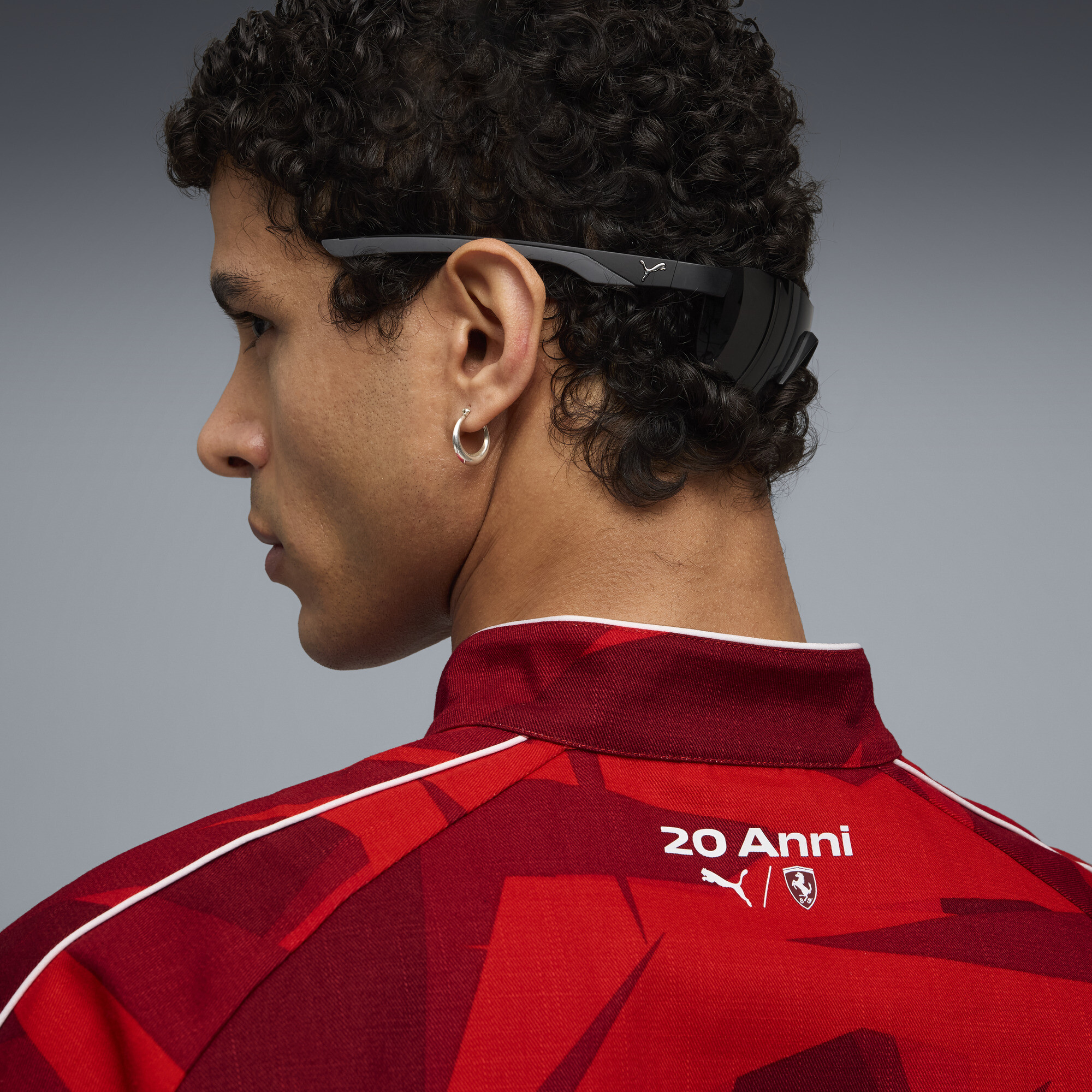 PUMA Scuderia Ferrari HP 20 Years of Rood T7 jack voor Heren, Maat XS thumbnail 7