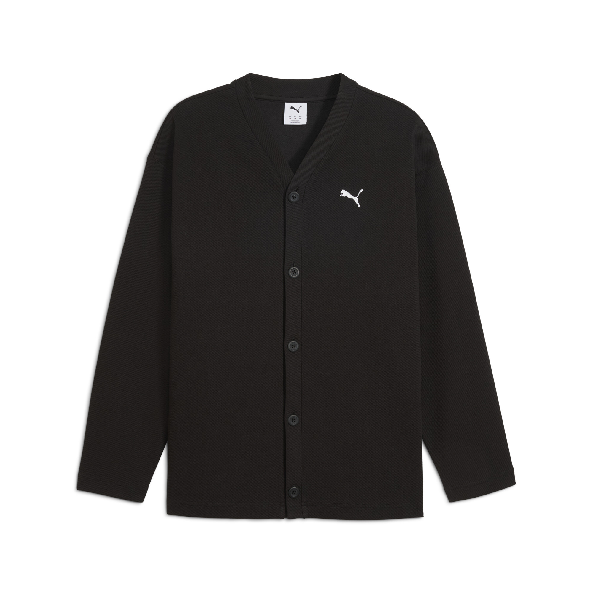 メンズ ワードローブ ESS リラックスド ジャガード カーディガン