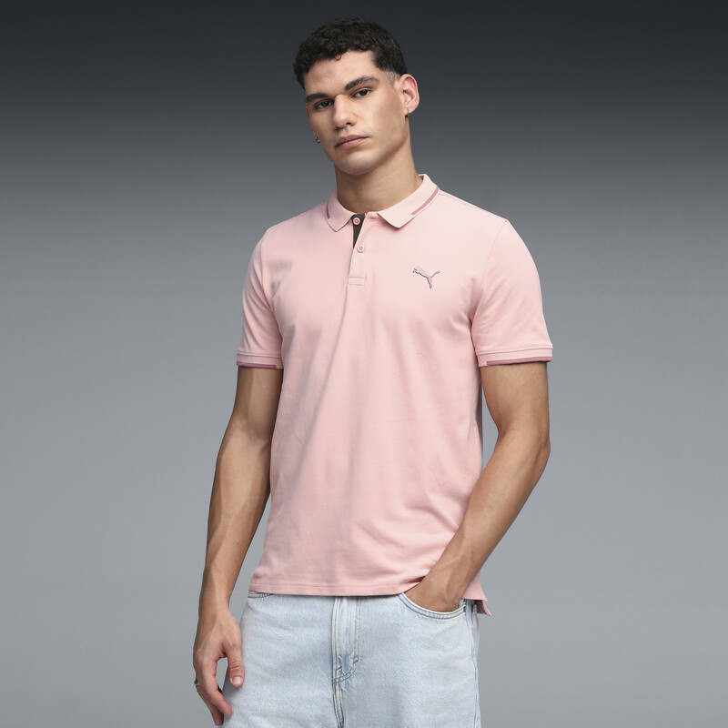 

Men's PUMA Wardrobe Essentials Contrast Polo T-shirt