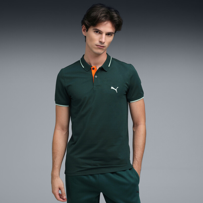 

Men's PUMA Wardrobe Essentials Contrast Polo T-shirt