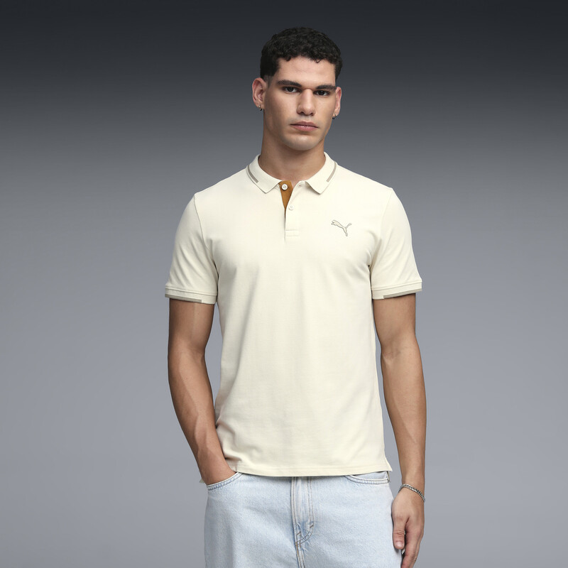 

Men's PUMA Wardrobe Essentials Contrast Polo T-shirt