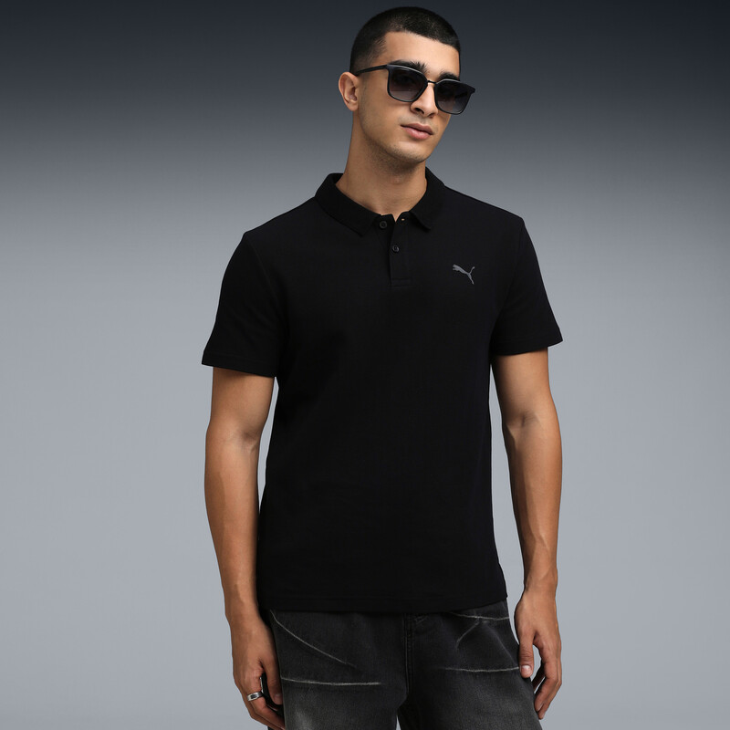 

Men's PUMA Essentials Jacquard Collar Polo Tee