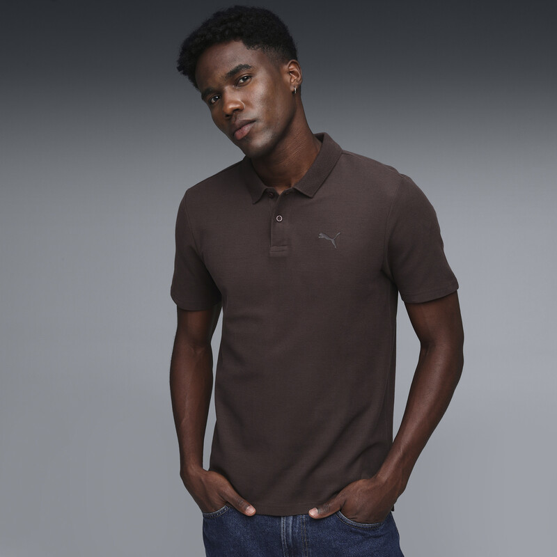 

Men's PUMA Essentials Jacquard Collar Polo Tee
