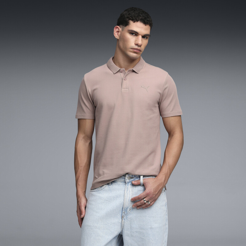 PUMA Essentials Jacquard Collar Polo Tee