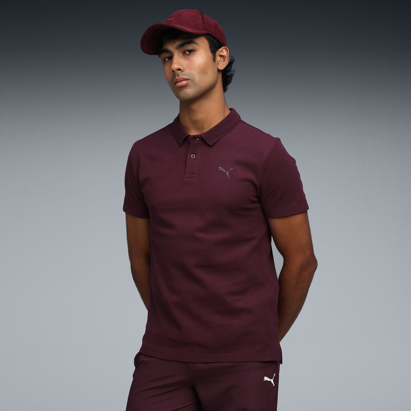 

Men's PUMA Essentials Jacquard Collar Polo Tee