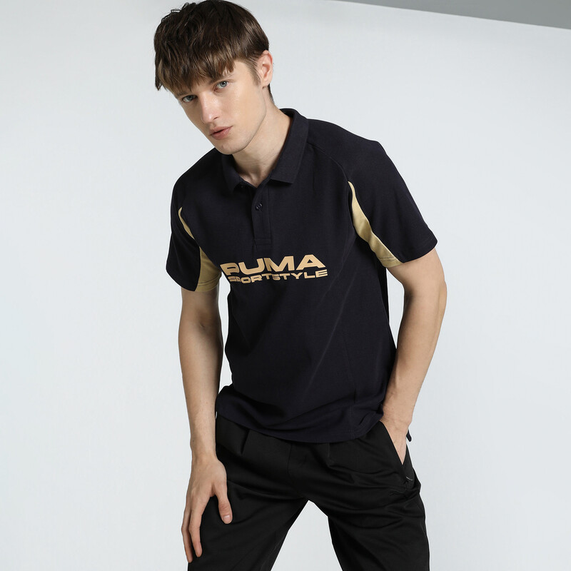 

Men's PUMA Wardrobe Essentials Colorblock Polo