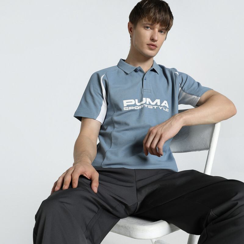 

Men's PUMA Wardrobe Essentials Colorblock Polo