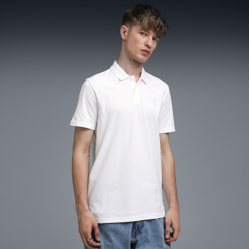 

Men's PUMA Premium Essentials Slim Fit Jacquard Polo