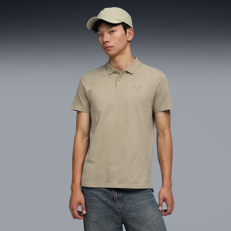 

Men's PUMA Premium Essentials Slim Fit Jacquard Polo