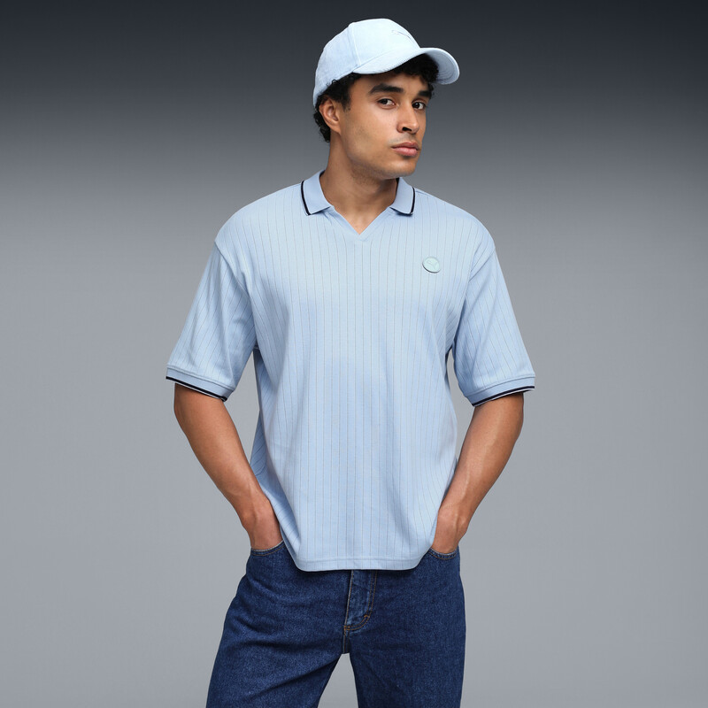 Men's PUMA Premium Essentials Jacquard Rib Polo