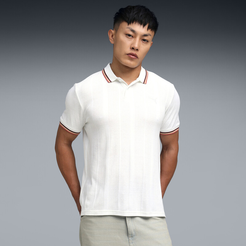 

Men's PUMA Premium Essentials Elevated Rib Polo