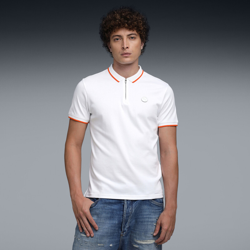

Men's PUMA Premium Slim Fit Zipper Placket Polo