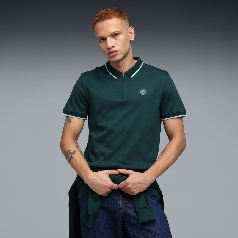

Men's PUMA Premium Zipper Placket Polo Tee