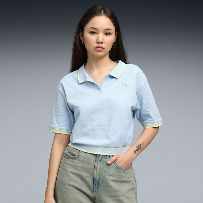 

Women's PUMA Wardrobe Essentials Boxy Fit Crop Polo