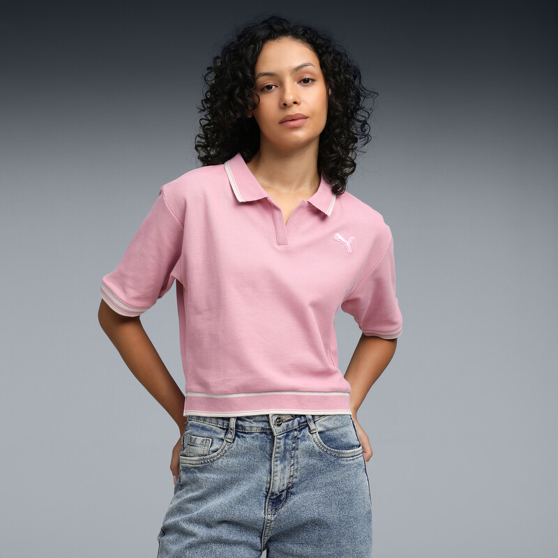 

Women's PUMA Wardrobe Essentials Boxy Polo T-shirt