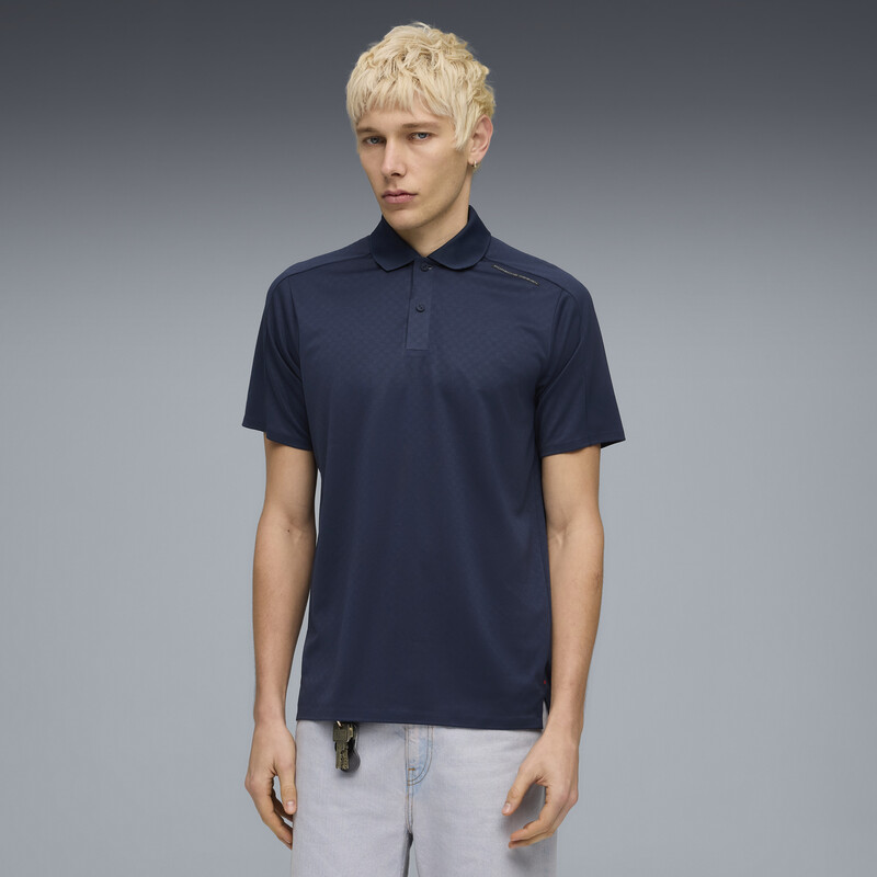 

Men's PUMA Porsche Design Seasonal Textured Polo T-shirt
