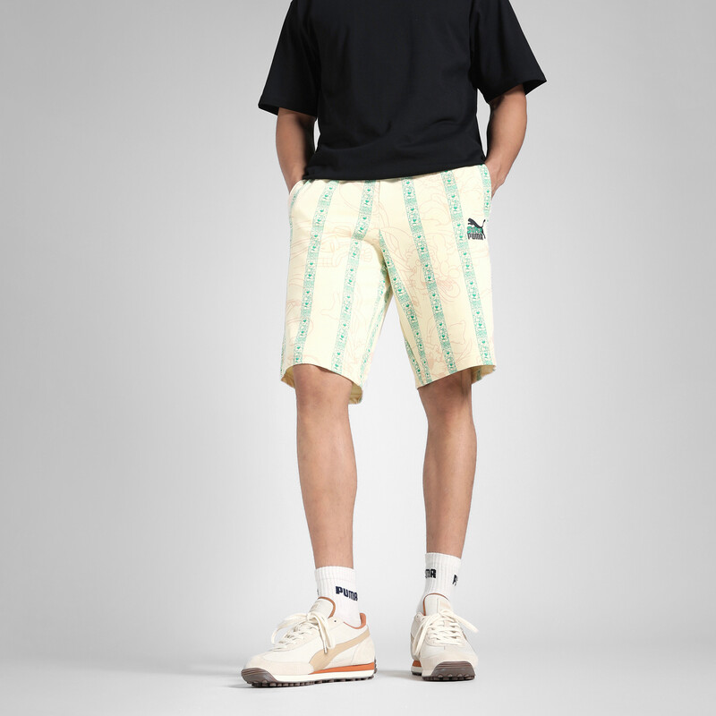 

Men's PUMA SUPER Printed Cotton Shorts