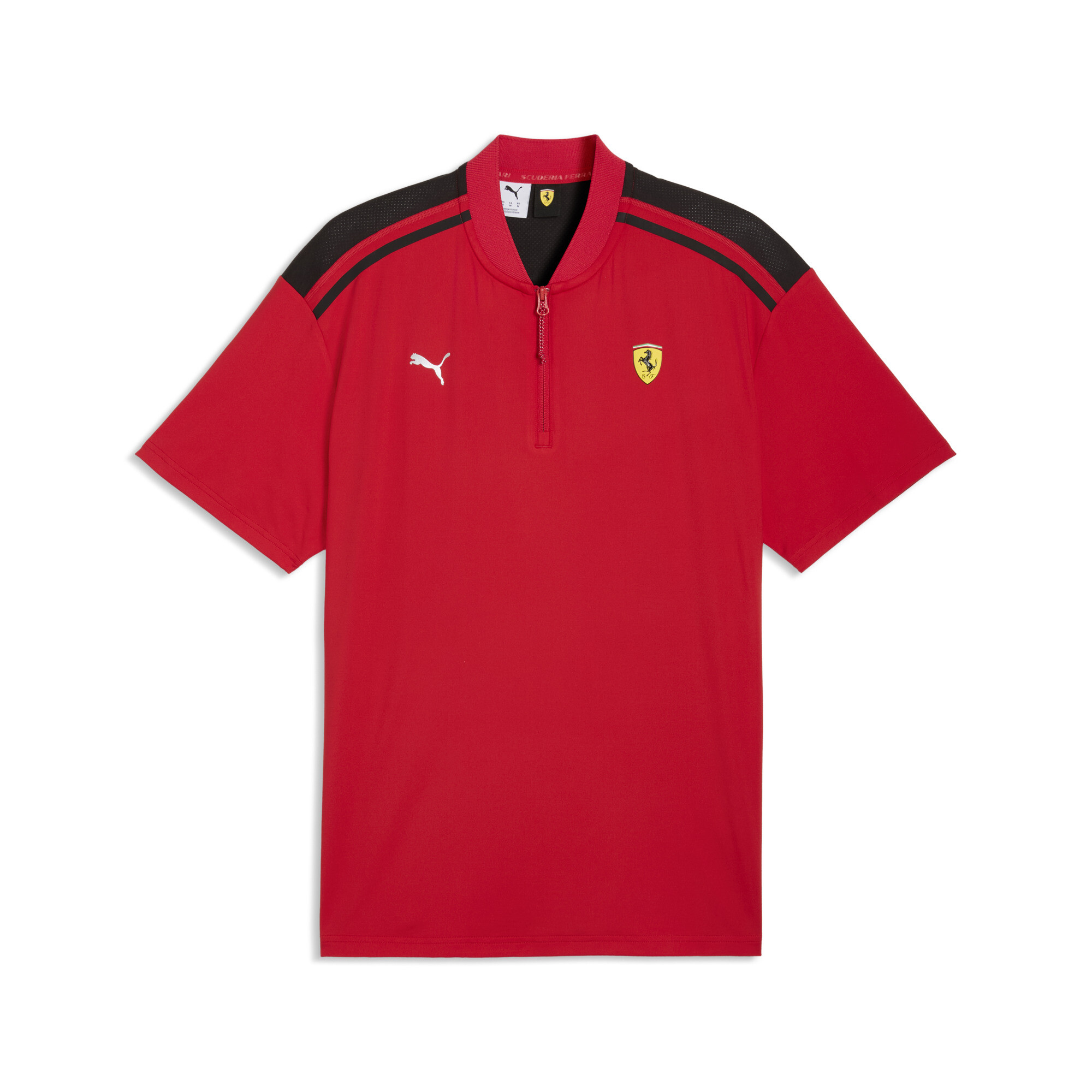 PUMA Scuderia Ferrari Premium CLOUDSPUN poloshirt voor Heren, Rood, Maat XXL thumbnail 3