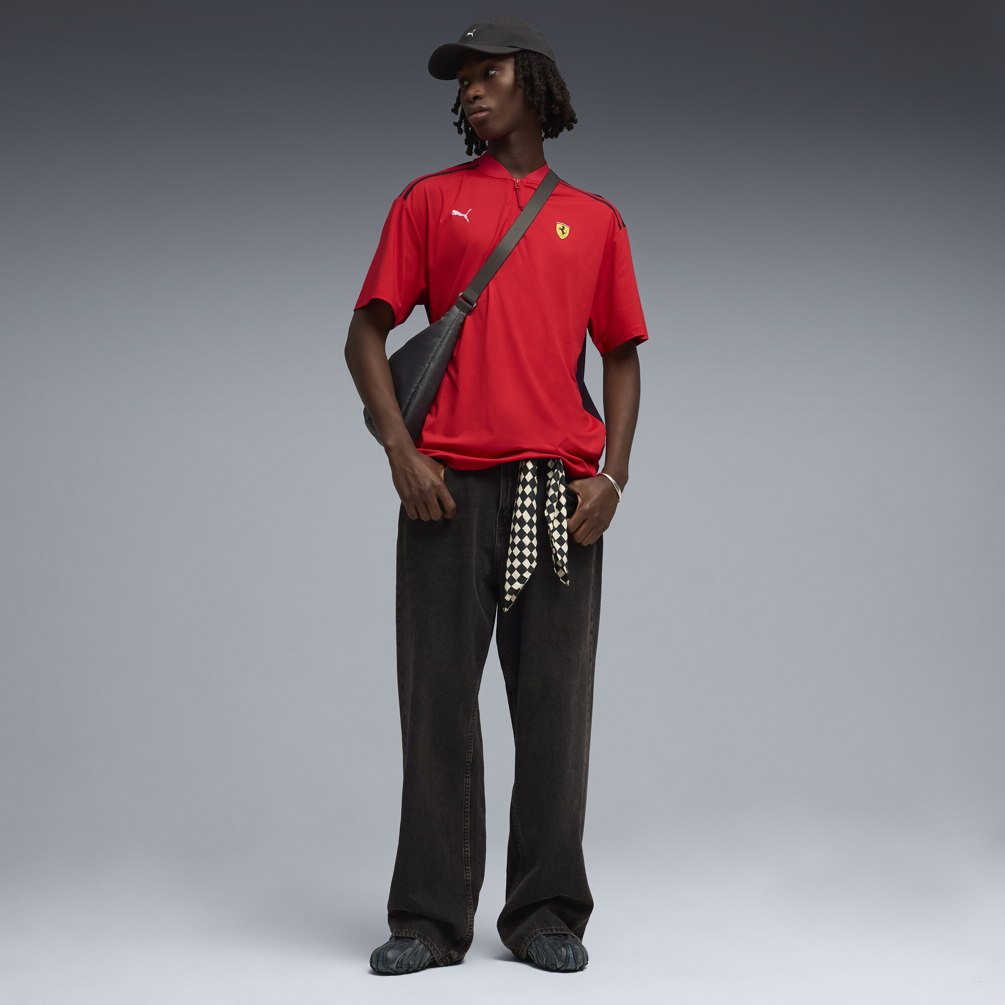 PUMA Scuderia Ferrari Premium CLOUDSPUN poloshirt voor Heren, Rood, Maat XXL thumbnail 4