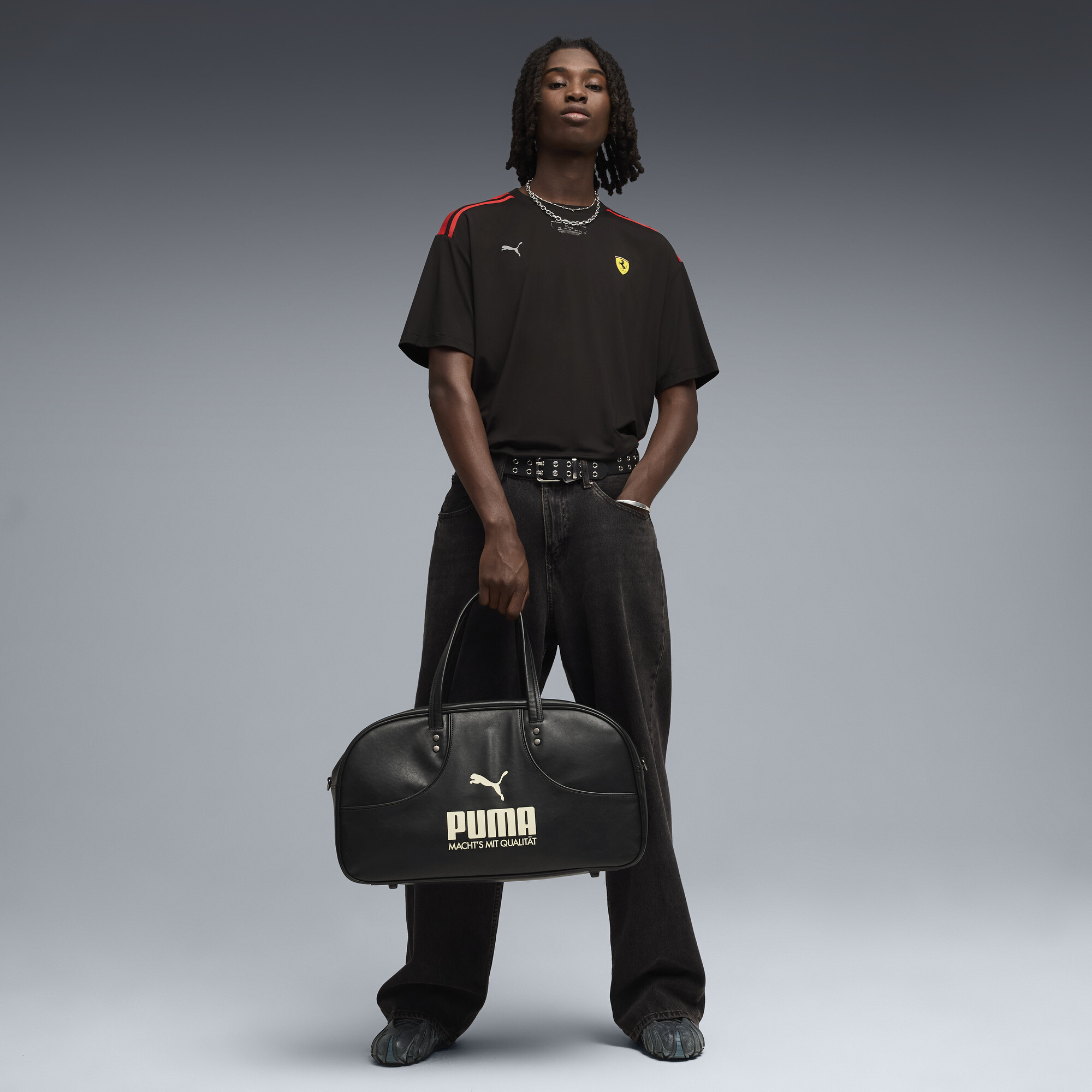 PUMA Scuderia Ferrari CLOUDSPUN T-shirt voor Heren, Zwart, Maat S thumbnail 2