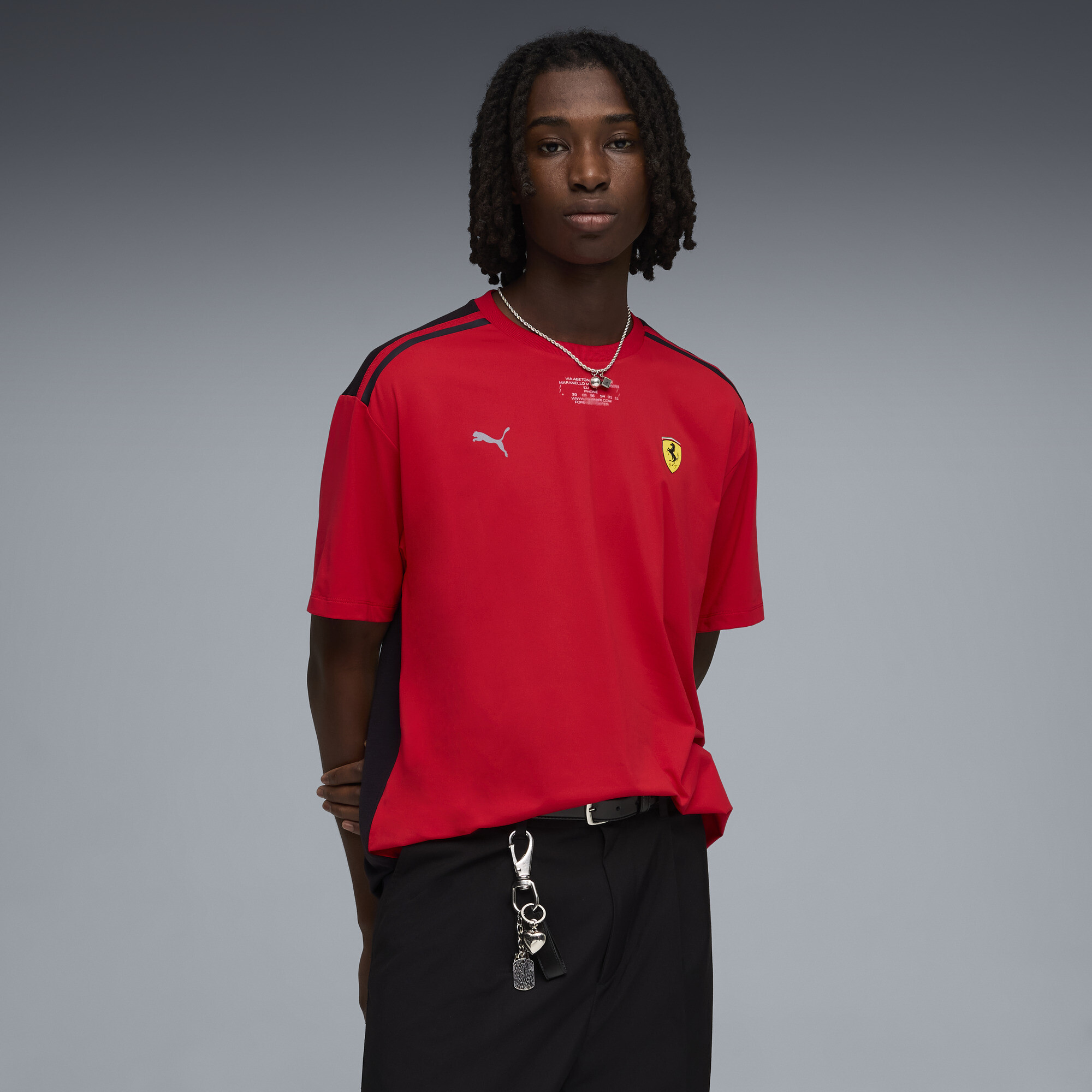 Polera Scuderia Ferrari CLOUDSPUN para hombre