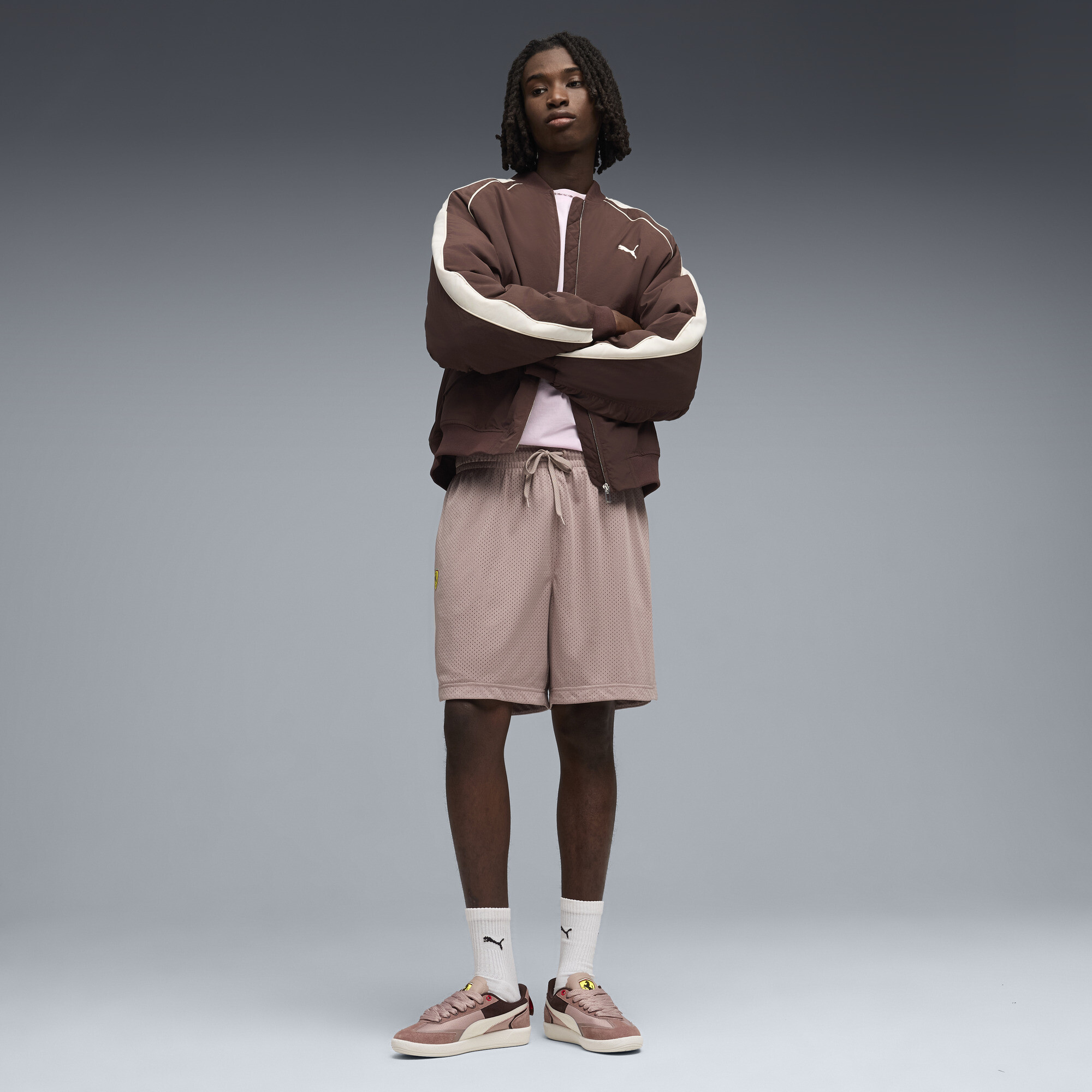 PUMA Scuderia Ferrari BB Premium short voor Heren, Maat XL thumbnail 2