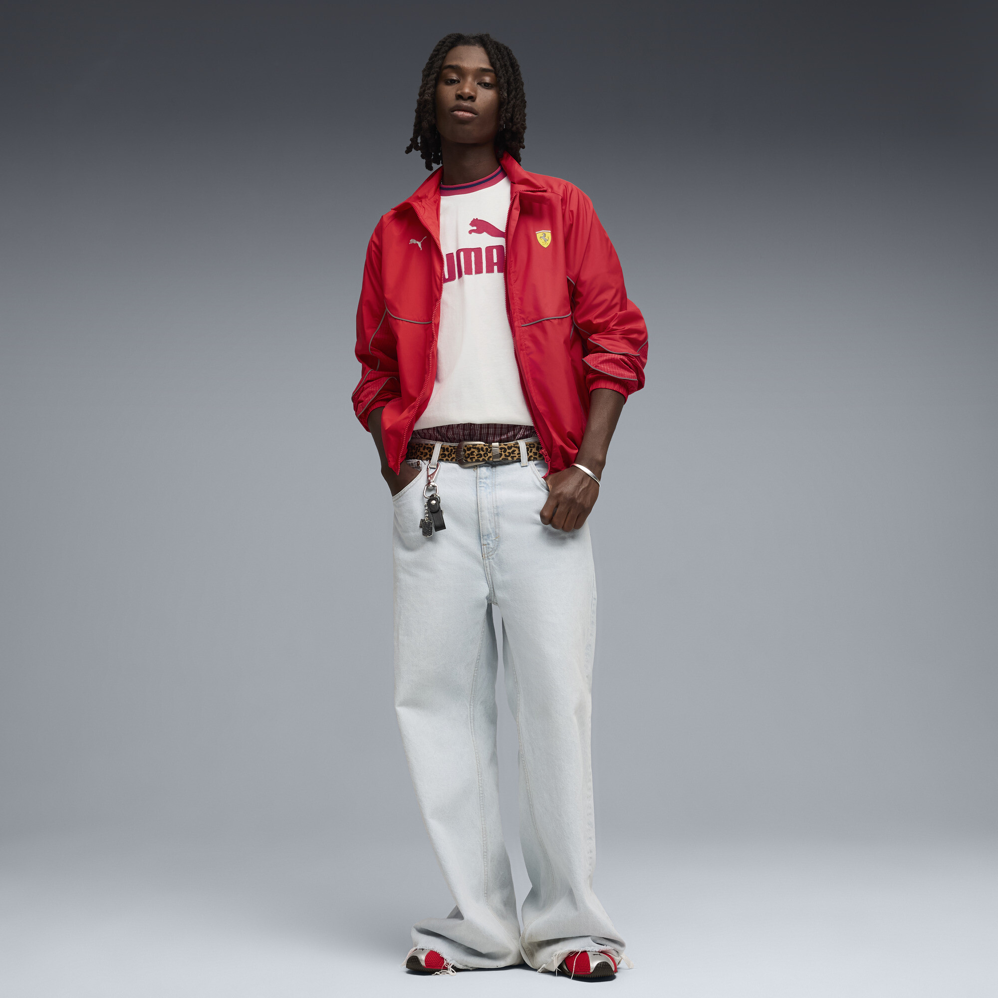 Scuderia Ferrari PUMATECH-X jack voor Heren, Rood, Maat S thumbnail 2